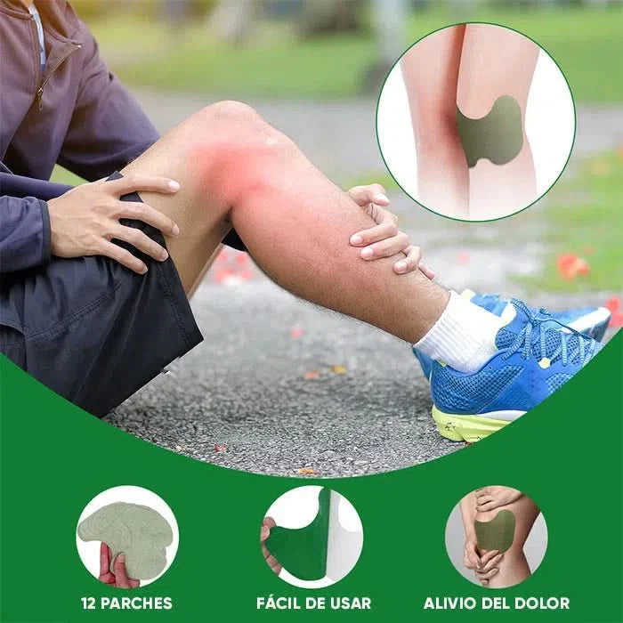 Parche Natural para Alivio de Rodilla - 2x1