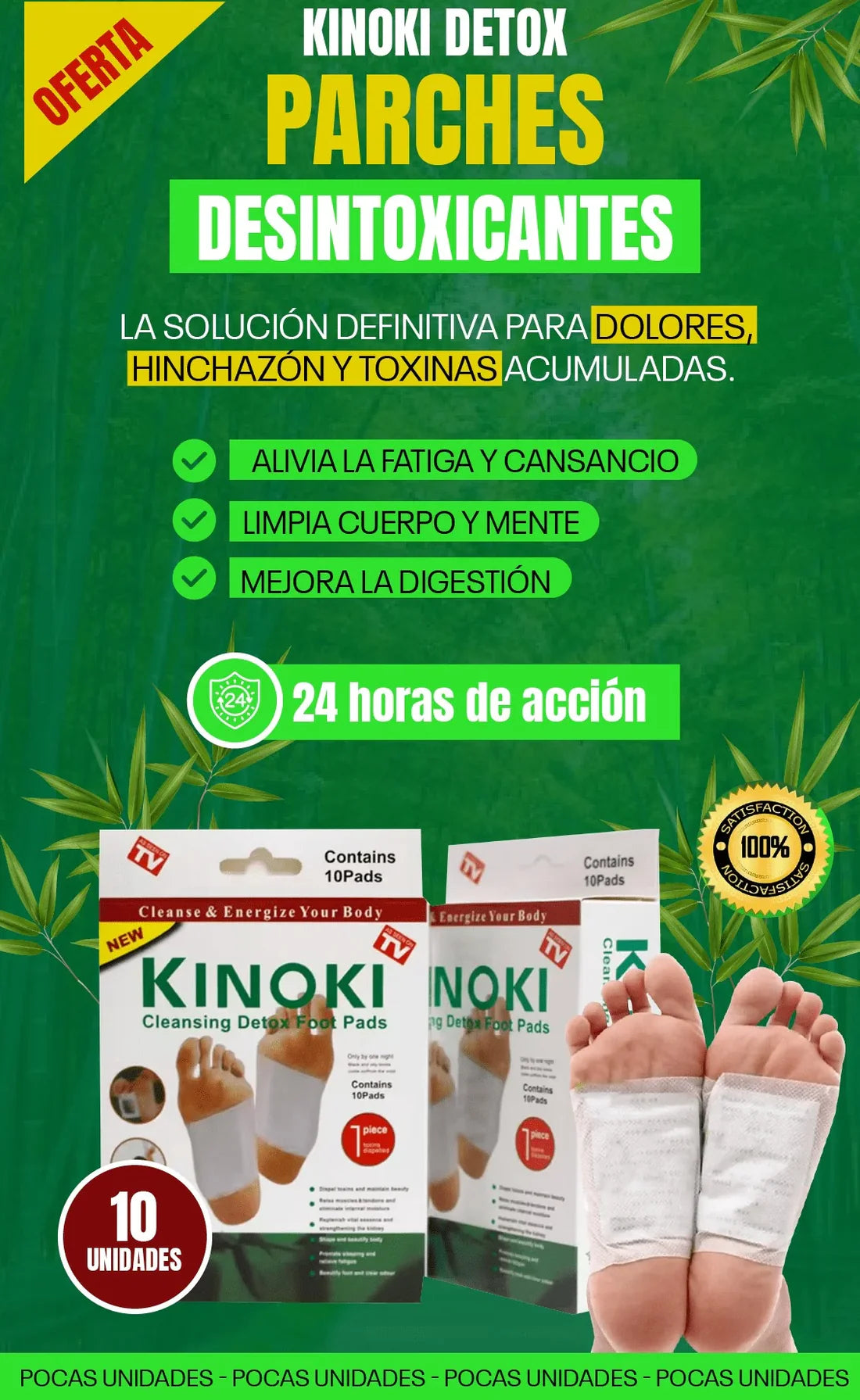 Parches Detox (Parches Desintoxicantes) + Envío Gratis